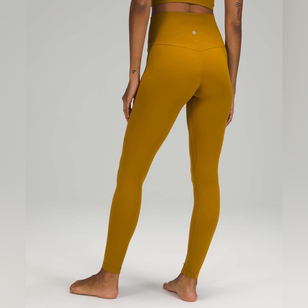 lululemon athletica High-Rise Mustard Yellow Leggings